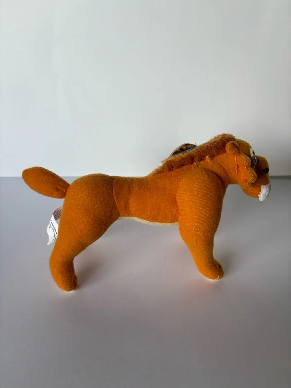 Nanco Ice Age 2 Diego Saber Tooth Tiger Plush Animal Prehistoric Cat 8” NWT